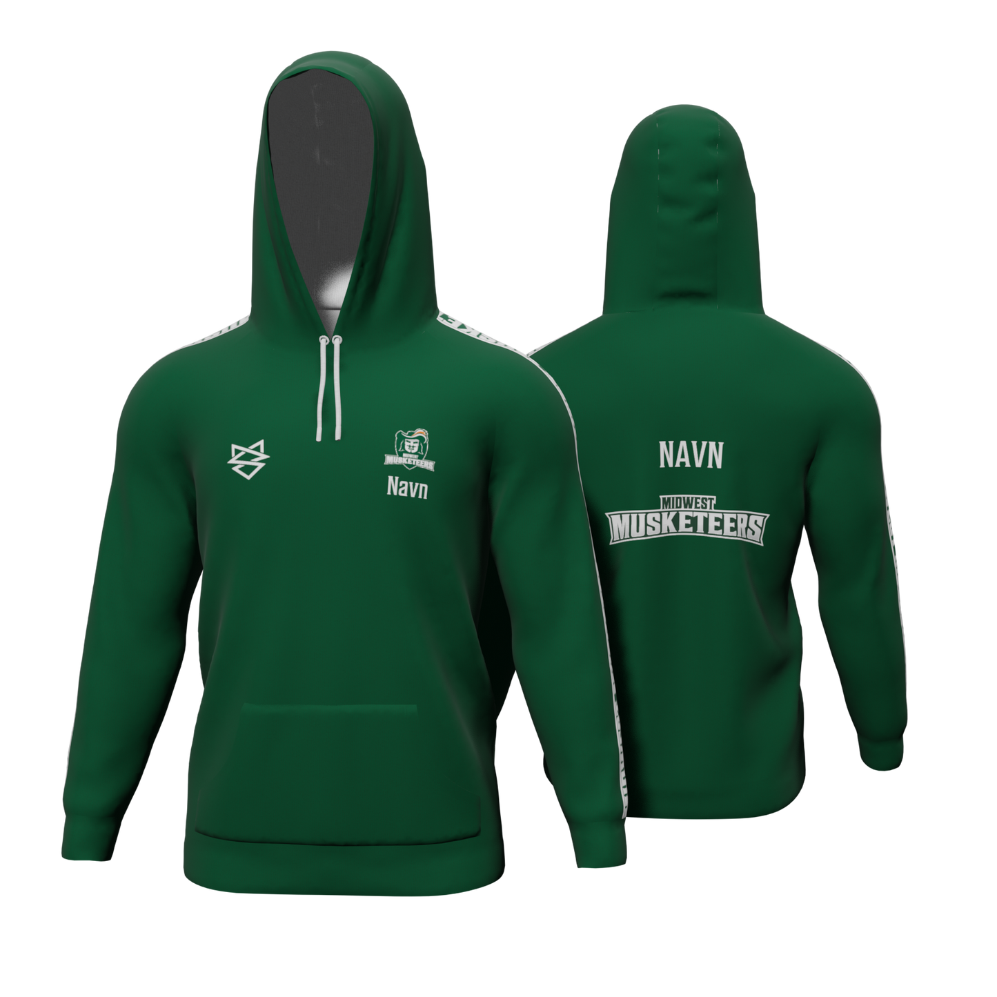Bomulds Hoodie - Midwest Musketeers - SponsorWorld