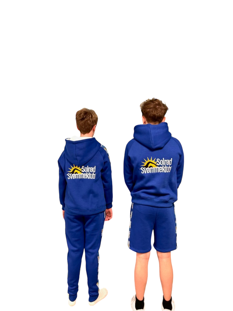 Bomulds Hoodie ZIP - Solrød Svømmeklub - SponsorWorld