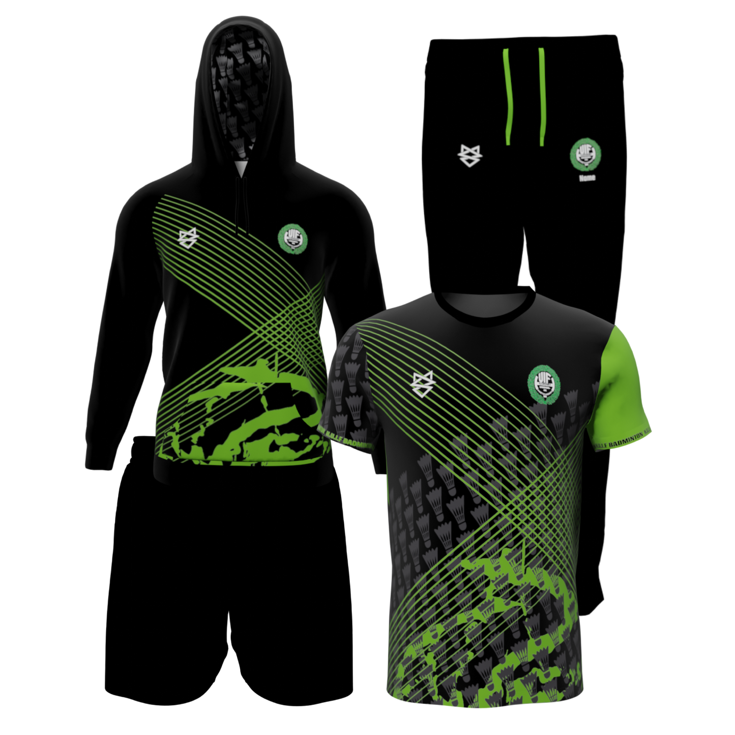 H.U.I.F Badminton - Hoodie klubpakke - SponsorWorld