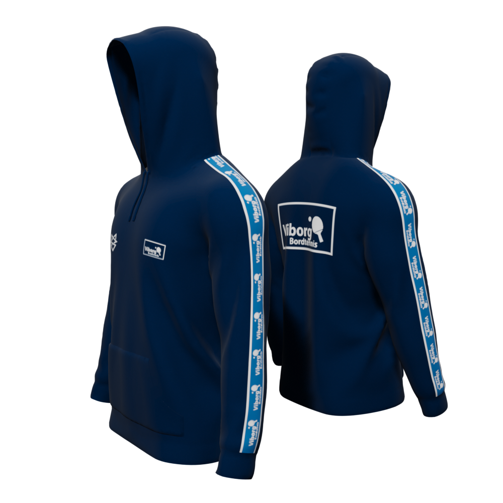 Bomulds Hoodie - Viborg Bordtennisklub - SponsorWorld