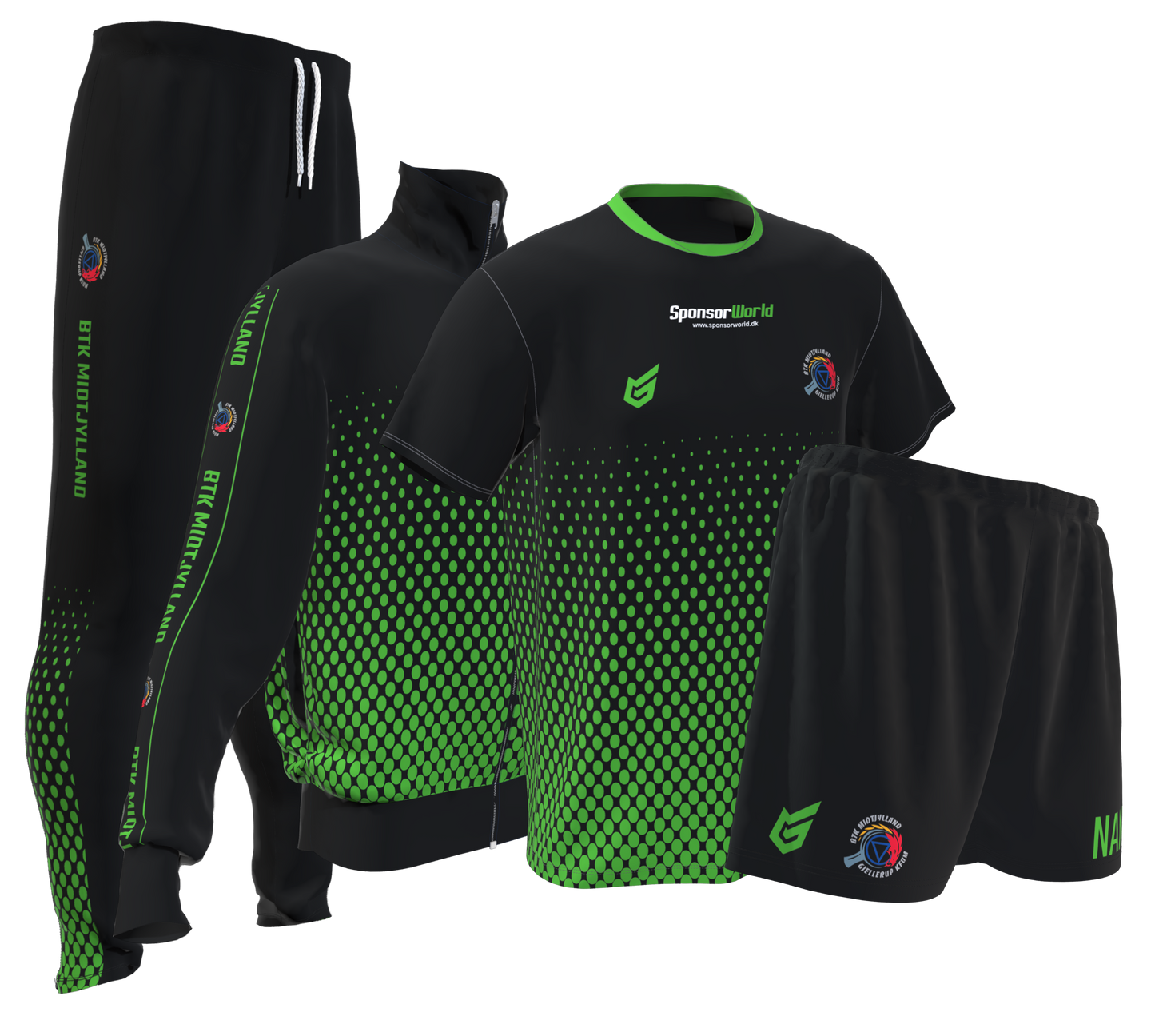 BTK Midtjylland klubpakke U. sponsorlogoer - SponsorWorld