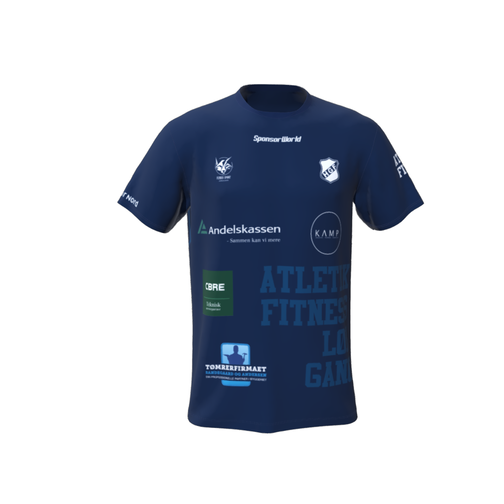 Herning atletik og motion - Trænings T-shirt - Sponsor