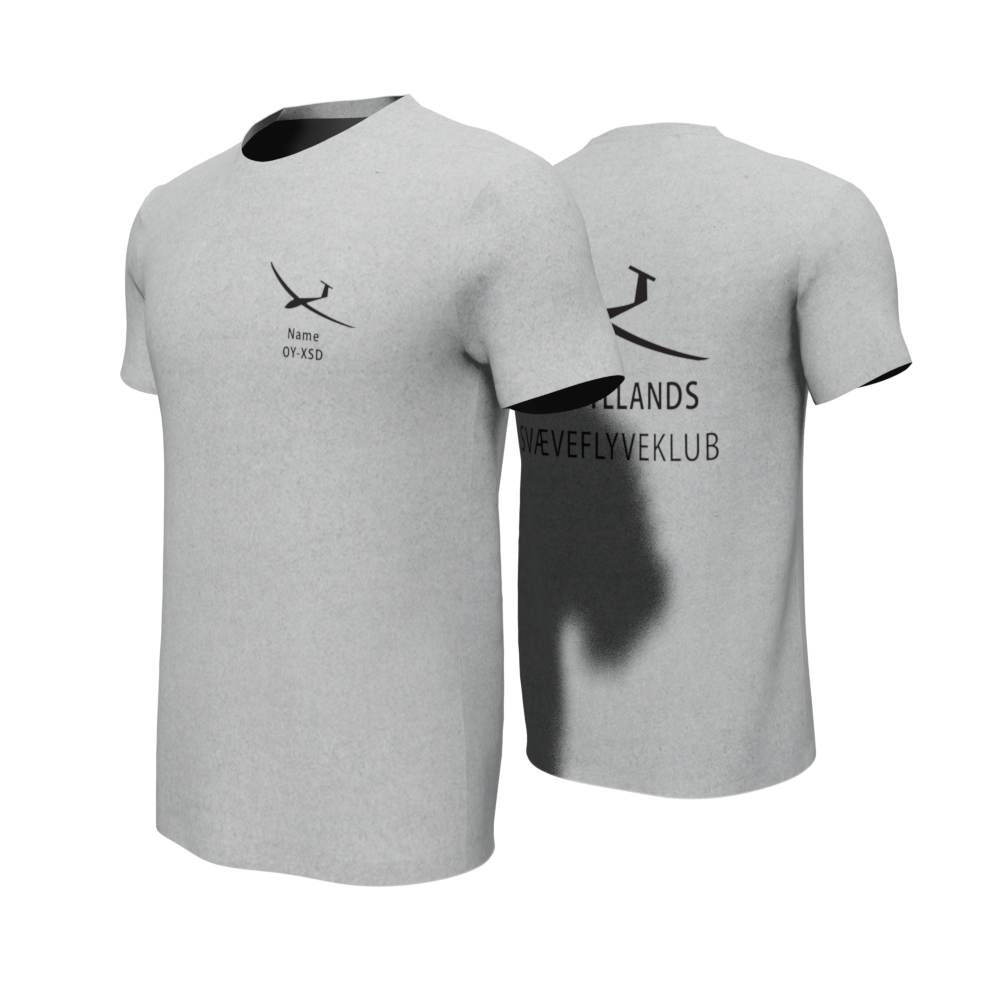 Vestjyllands Svæveflyveklub - T-shirt med tryk - SponsorWorld