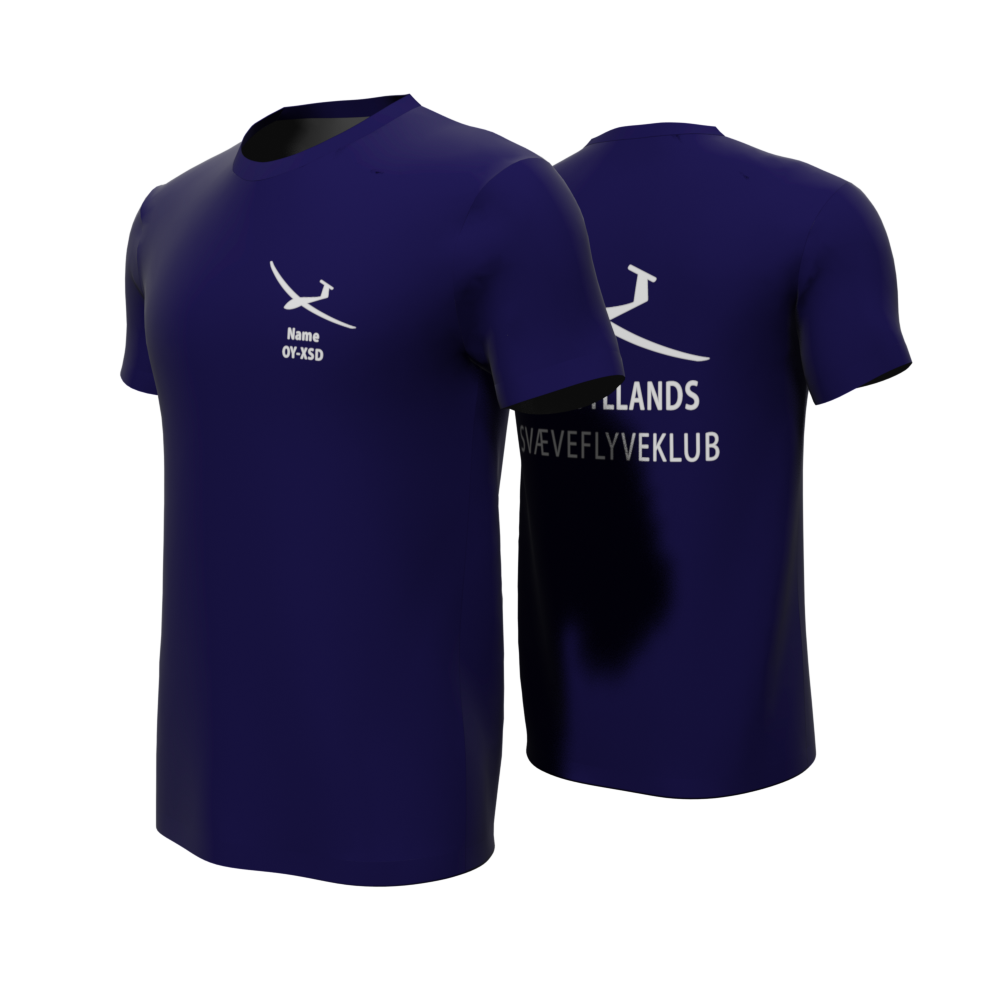 Vestjyllands Svæveflyveklub - T-shirt med tryk - SponsorWorld