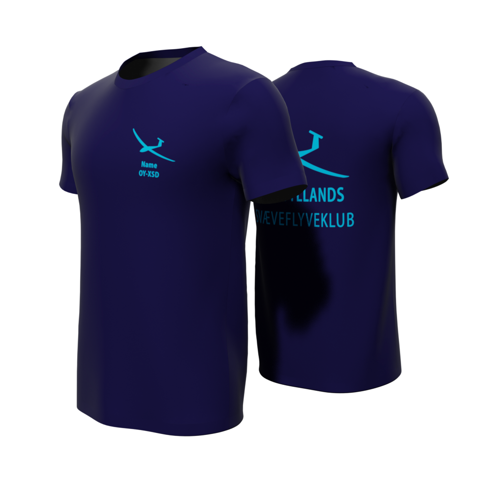 Vestjyllands Svæveflyveklub - T-shirt med tryk - SponsorWorld