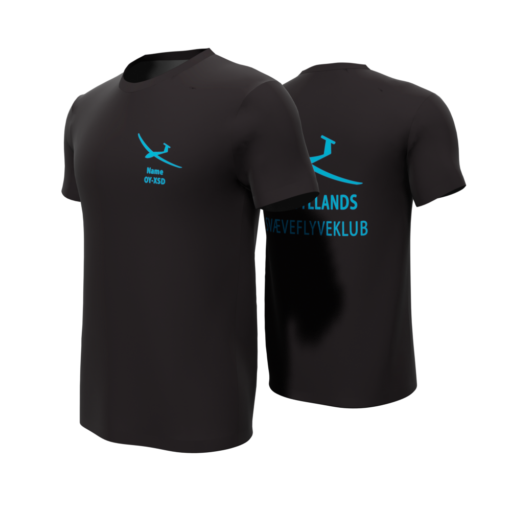 Vestjyllands Svæveflyveklub - T-shirt med tryk - SponsorWorld