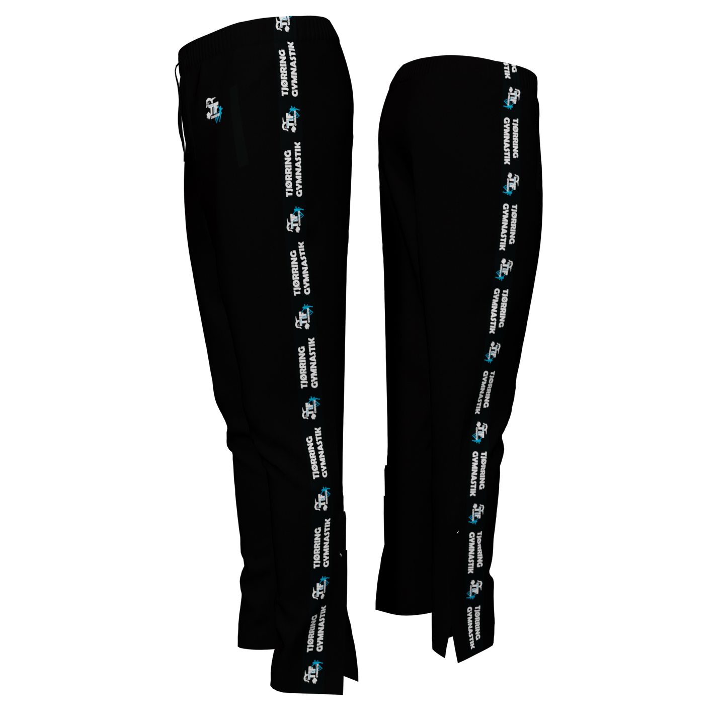 Bukser - Sort Stripe ID - TIF Gymnastik