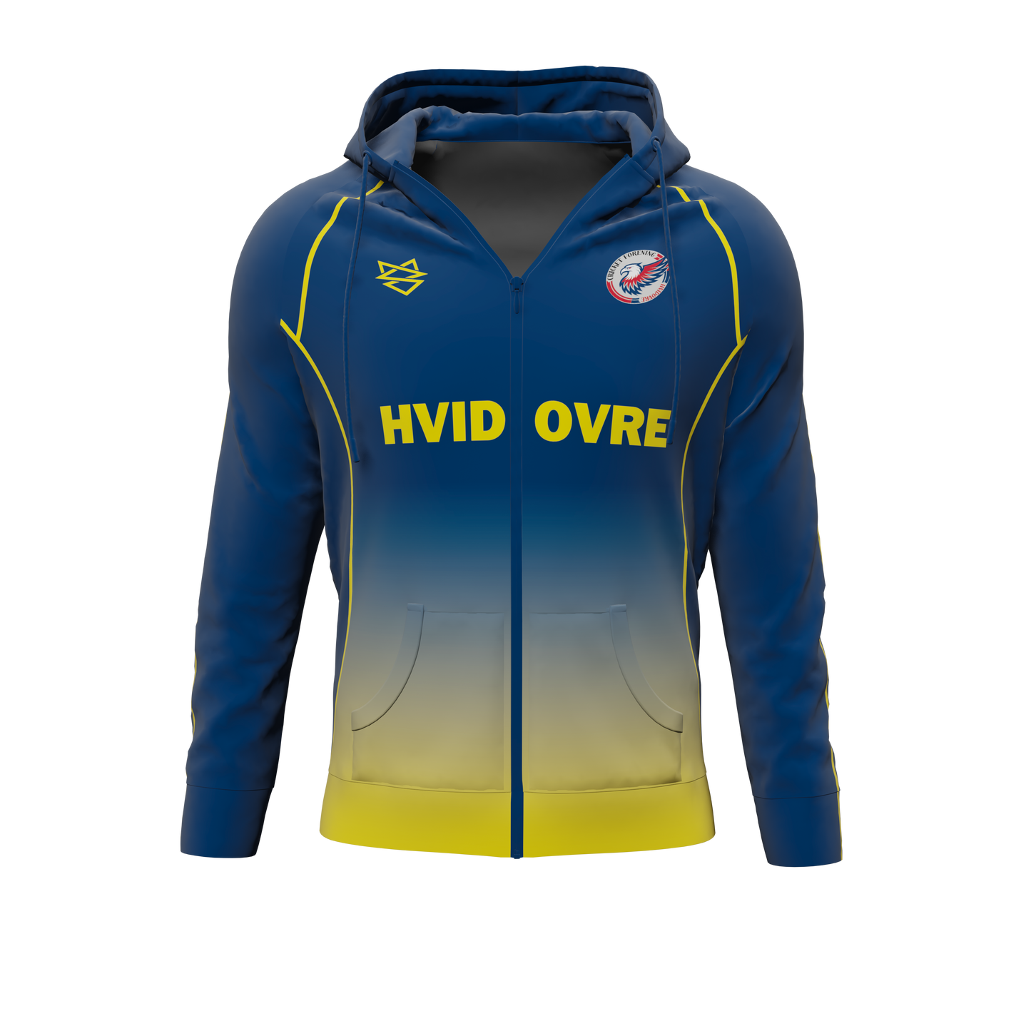 Hoodie ZIP - Hvidovre Cricket - SponsorWorld