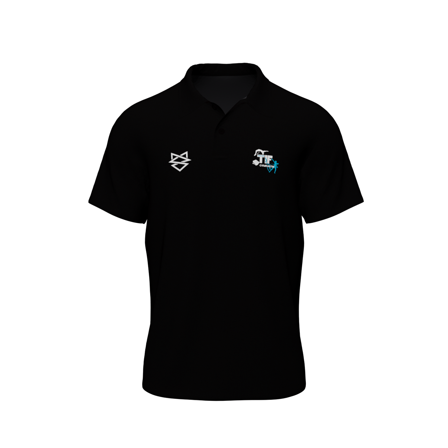 Polo - Sort Stripe ID - TIF Gymnastik