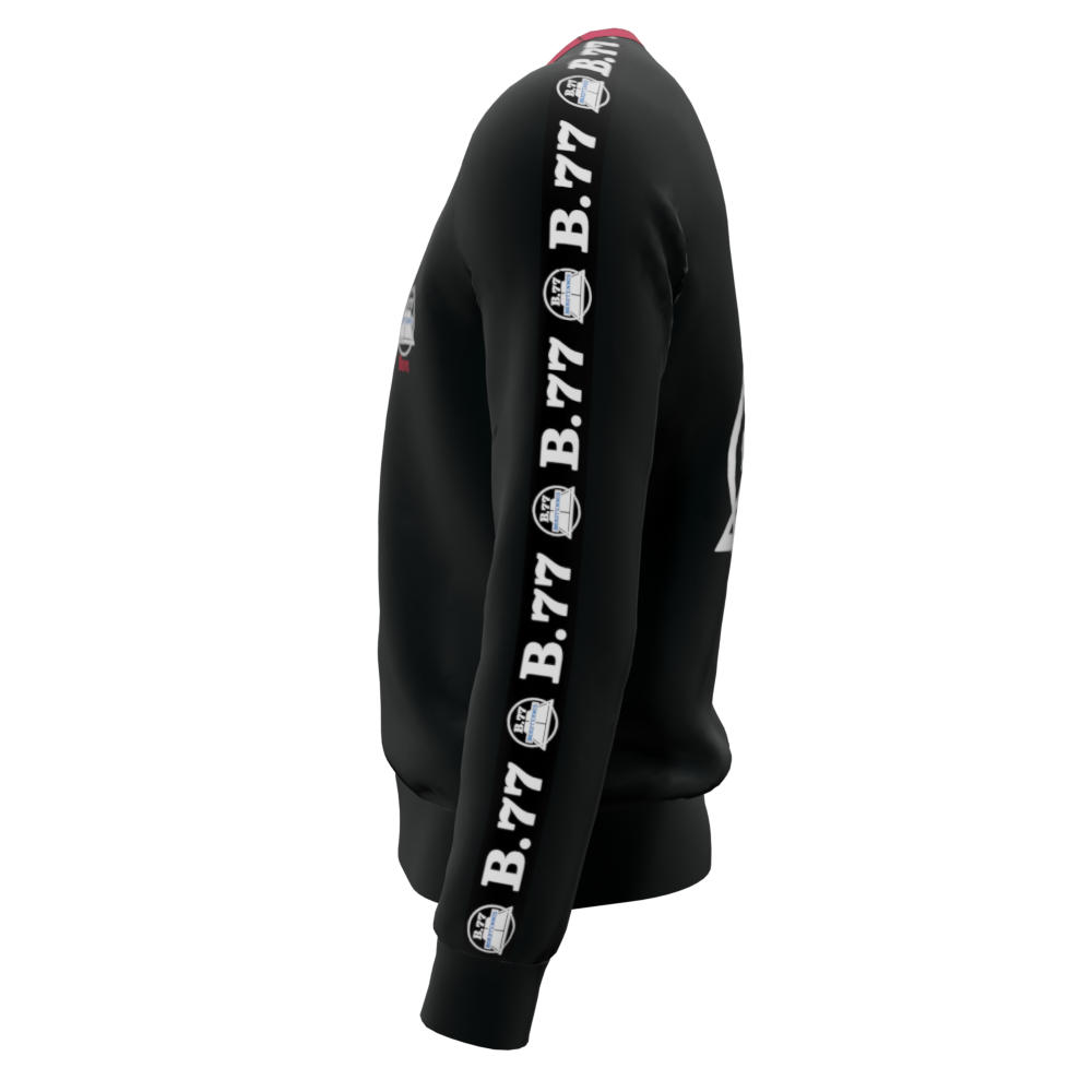 Bomulds Sweatshirt - B77 Bordtennis - SponsorWorld
