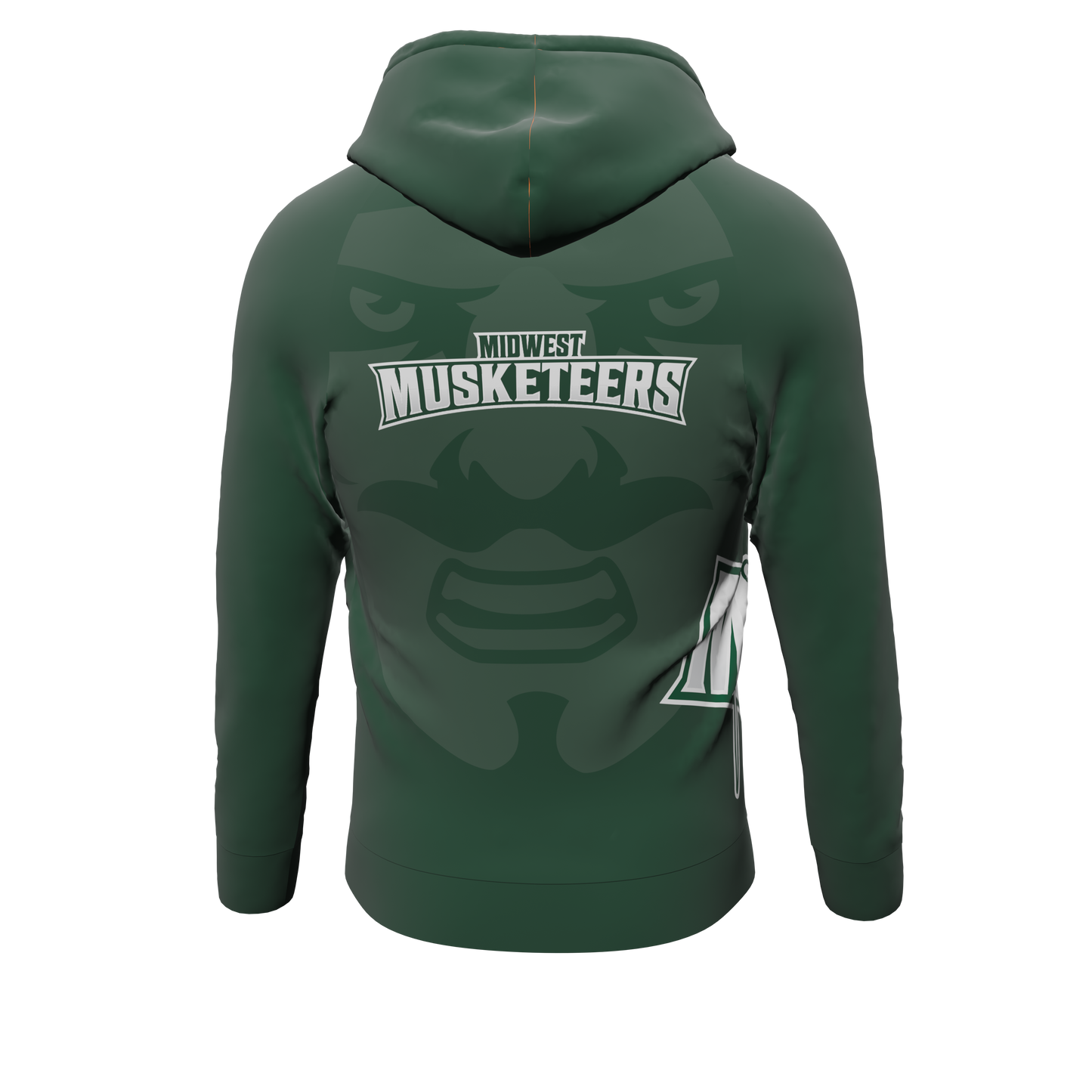 Hoodie ZIP - Midwest Musketeers - SponsorWorld
