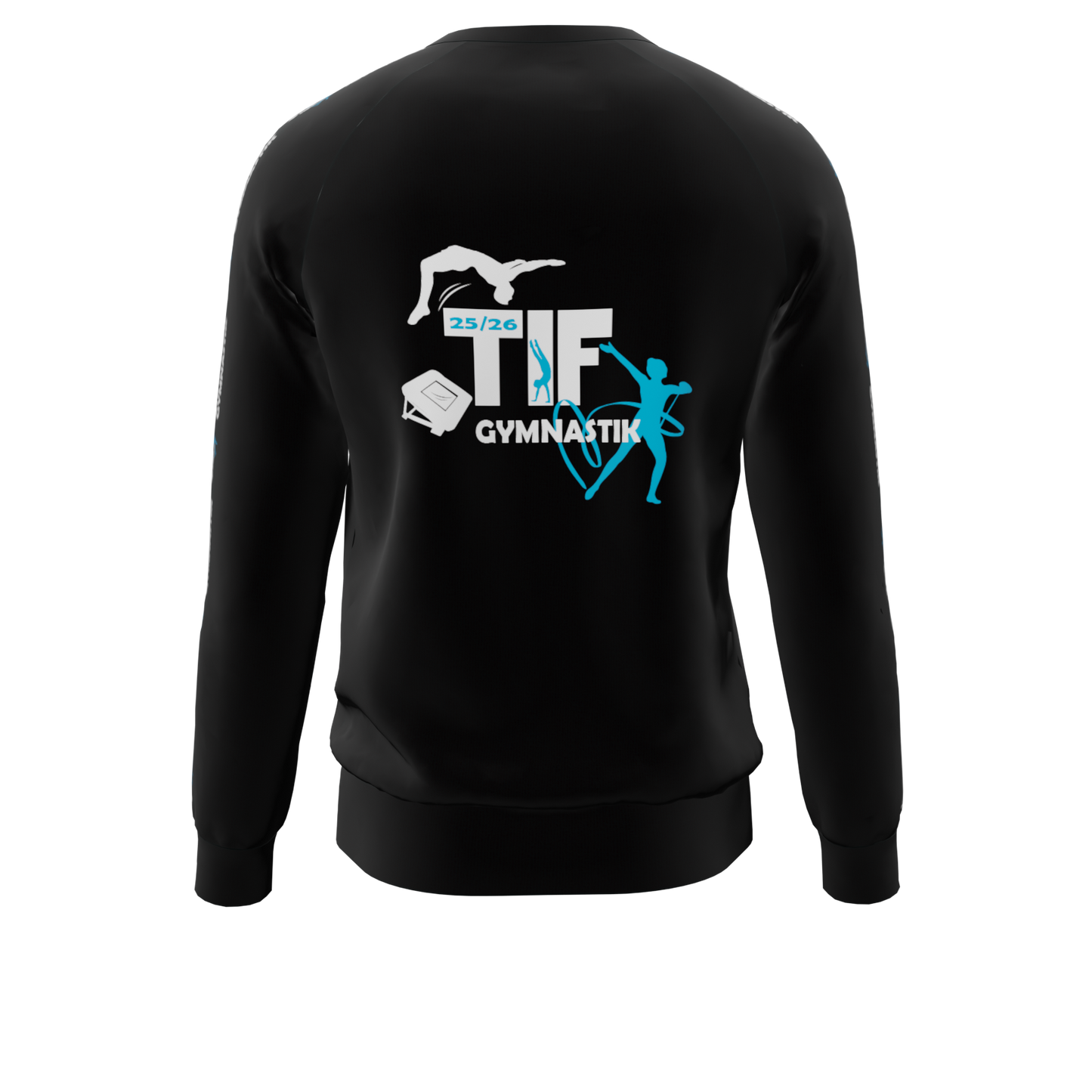 Sweatshirt - Sort Stripe ID - TIF Gymnastik