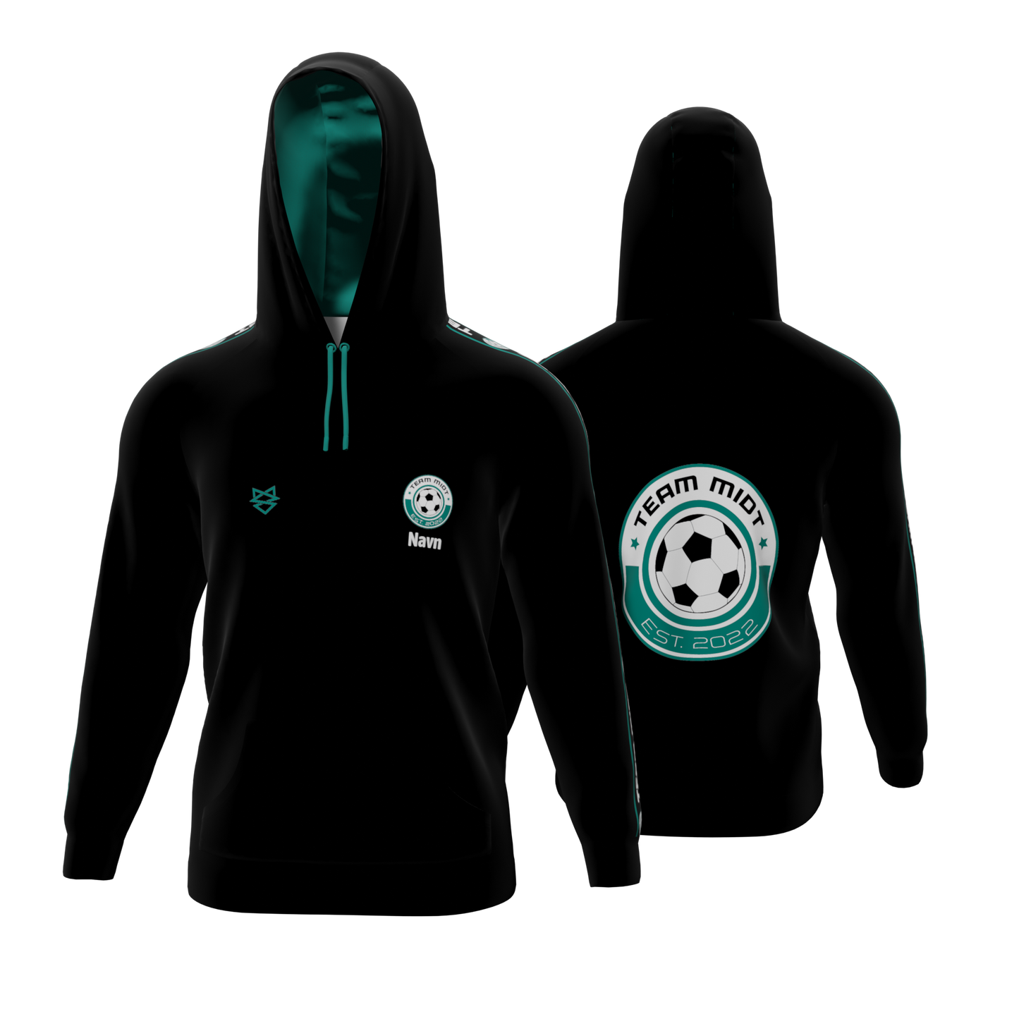 Bomulds Hoodie - Team Midt - SponsorWorld