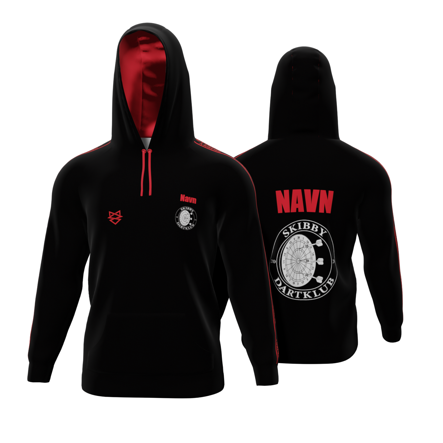 Bomulds Hoodie - Skibby Dart