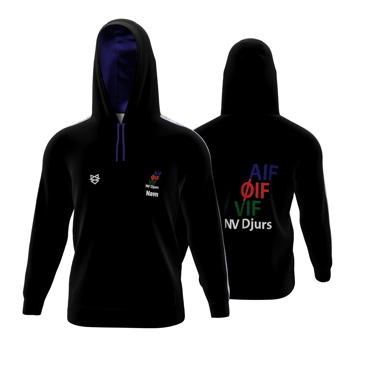 Bomulds Hoodie - NV Djurs - SponsorWorld