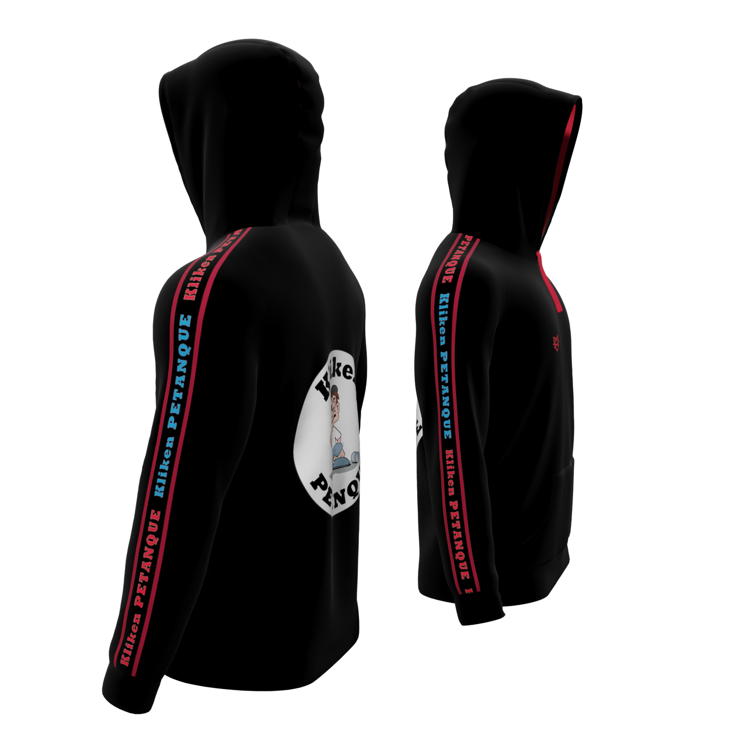 Bomulds Hoodie - Kliken Petanque - SponsorWorld