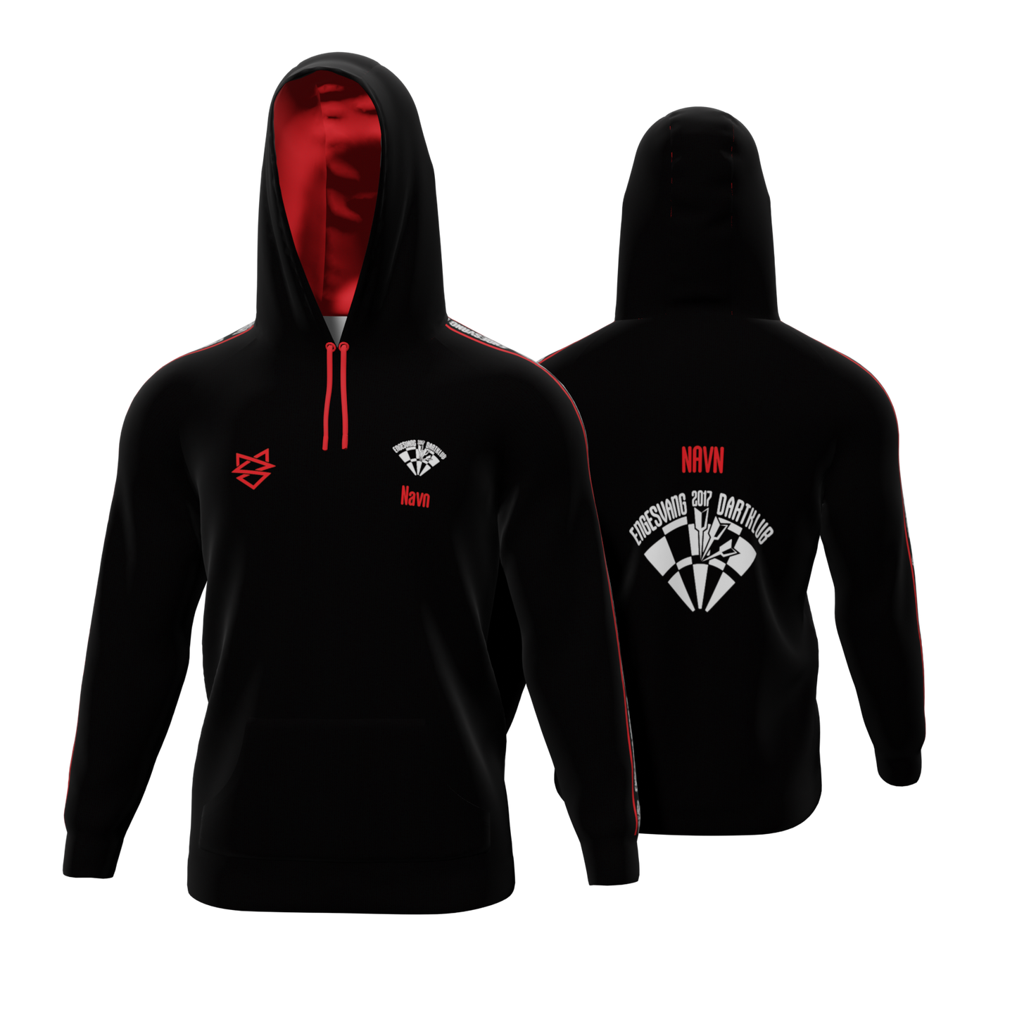 Bomulds Hoodie - Engesvang Dartklub
