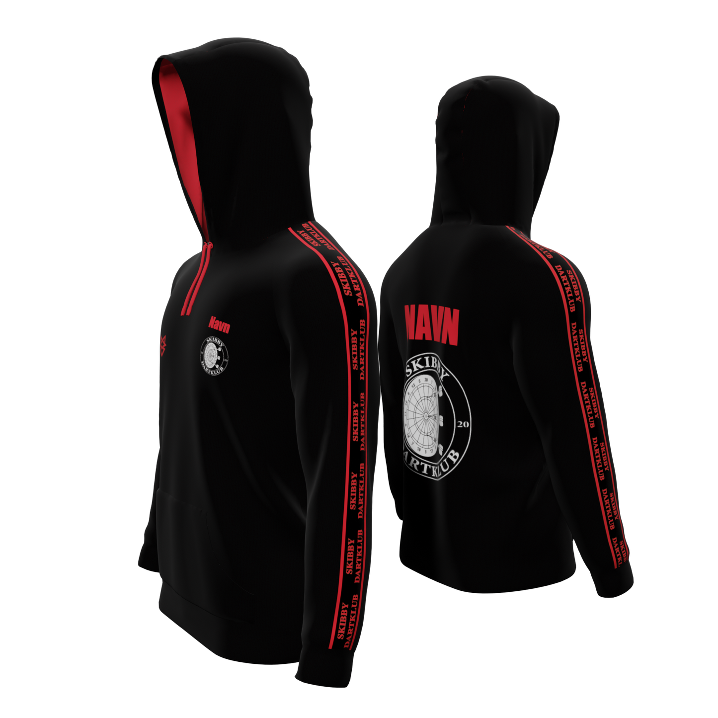 Bomulds Hoodie - Skibby Dart