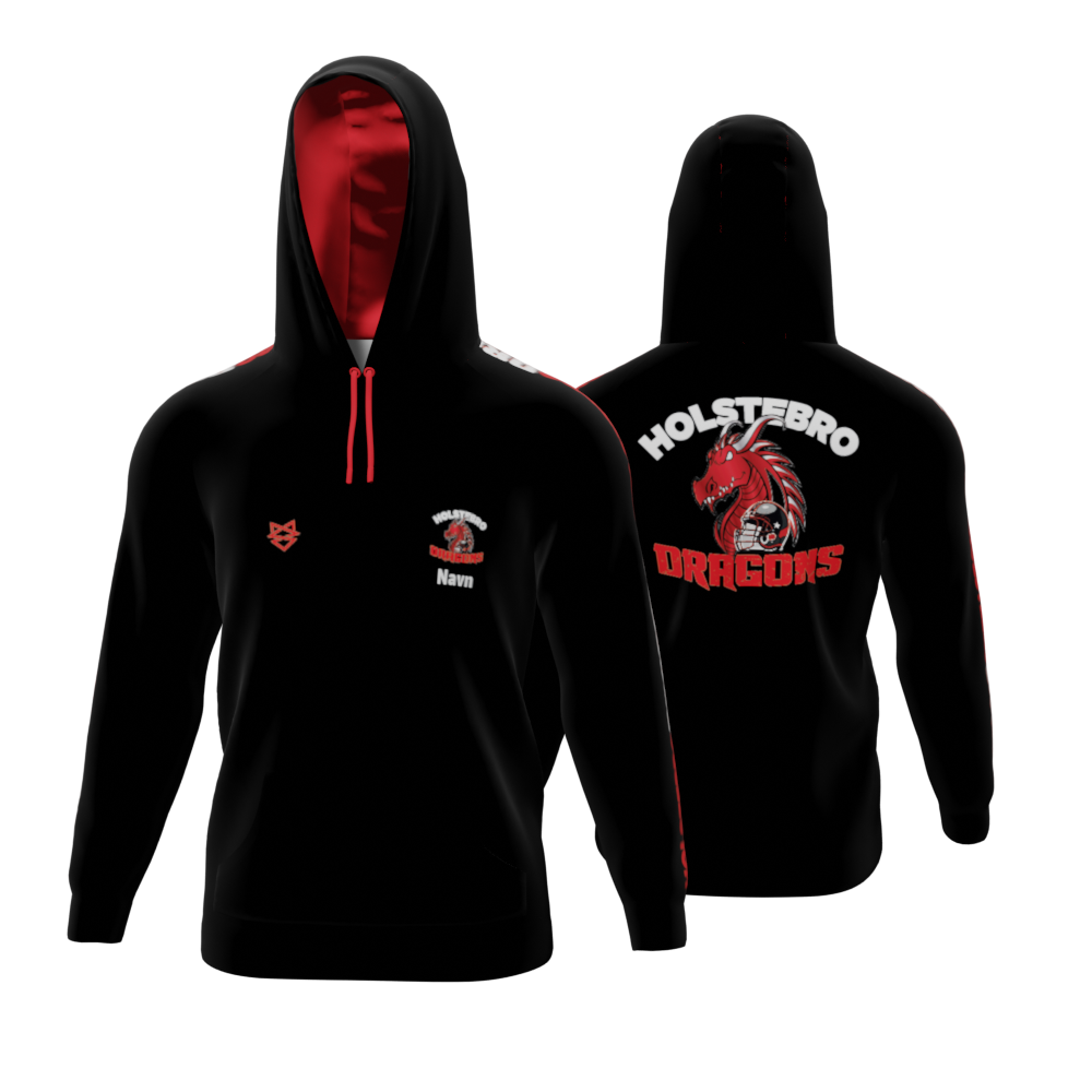 Bomulds Hoodie - Holstebro Dragons - SponsorWorld
