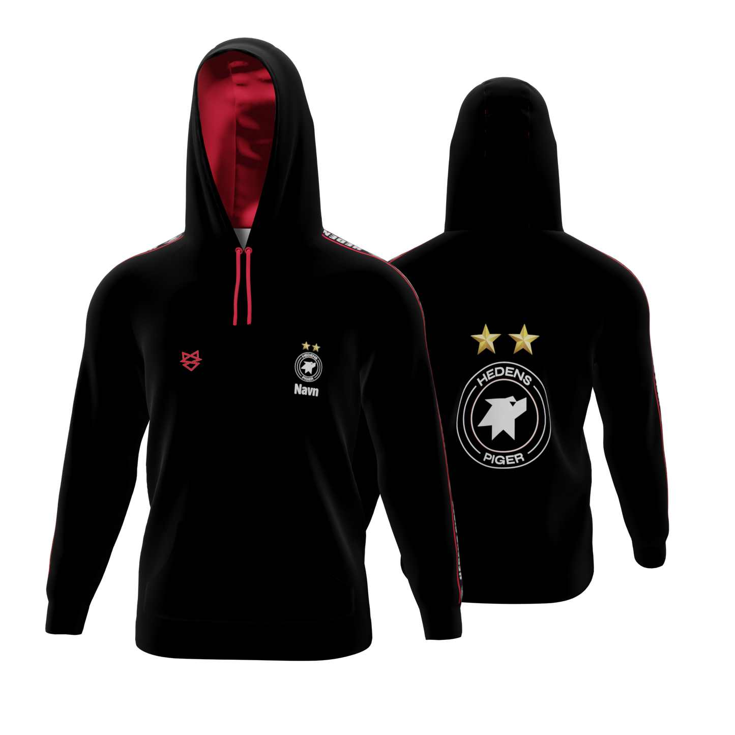 Bomulds Hoodie - Hedens Piger - SponsorWorld