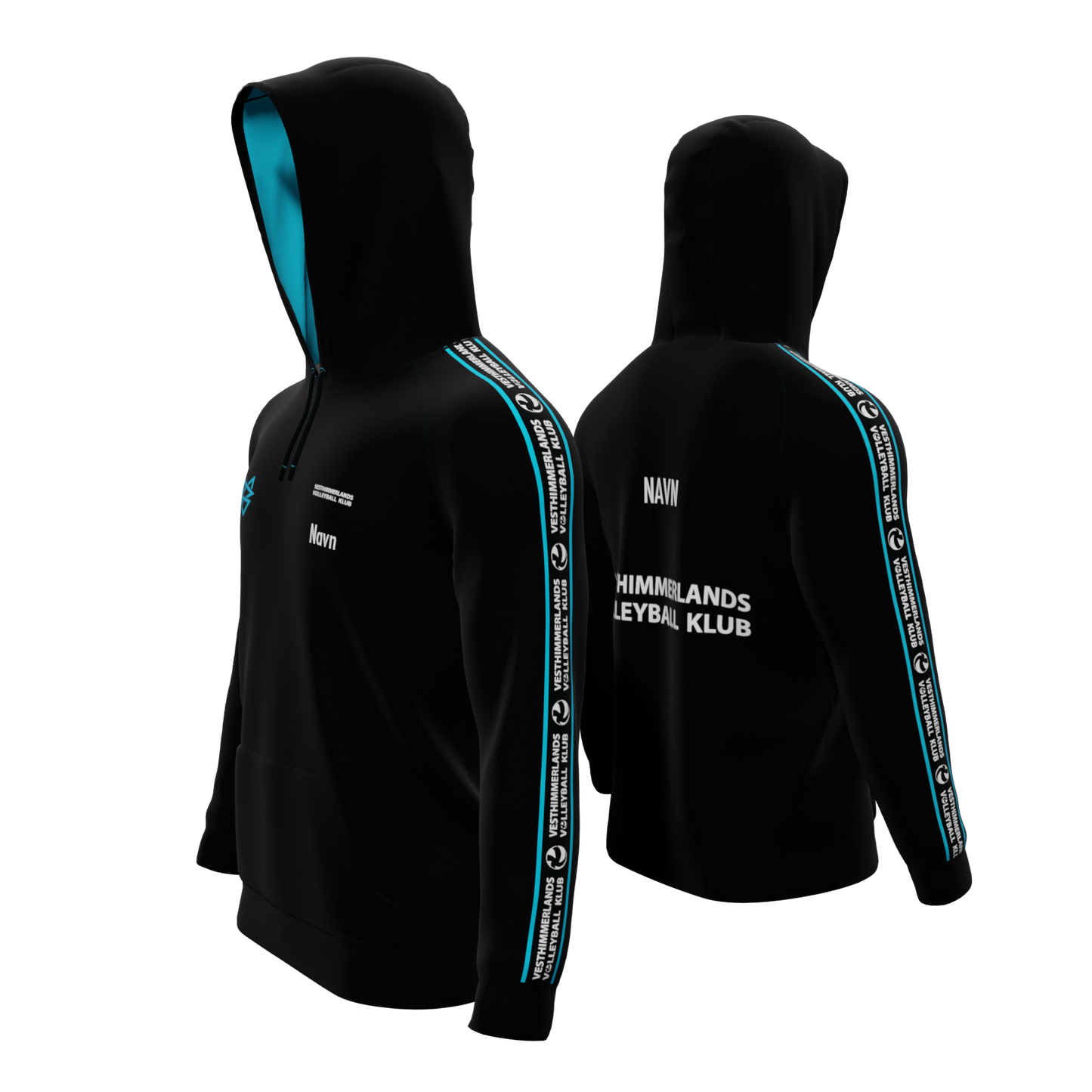 Bomulds Hoodie - Vesthimmerlands Volleyball Klub - SponsorWorld