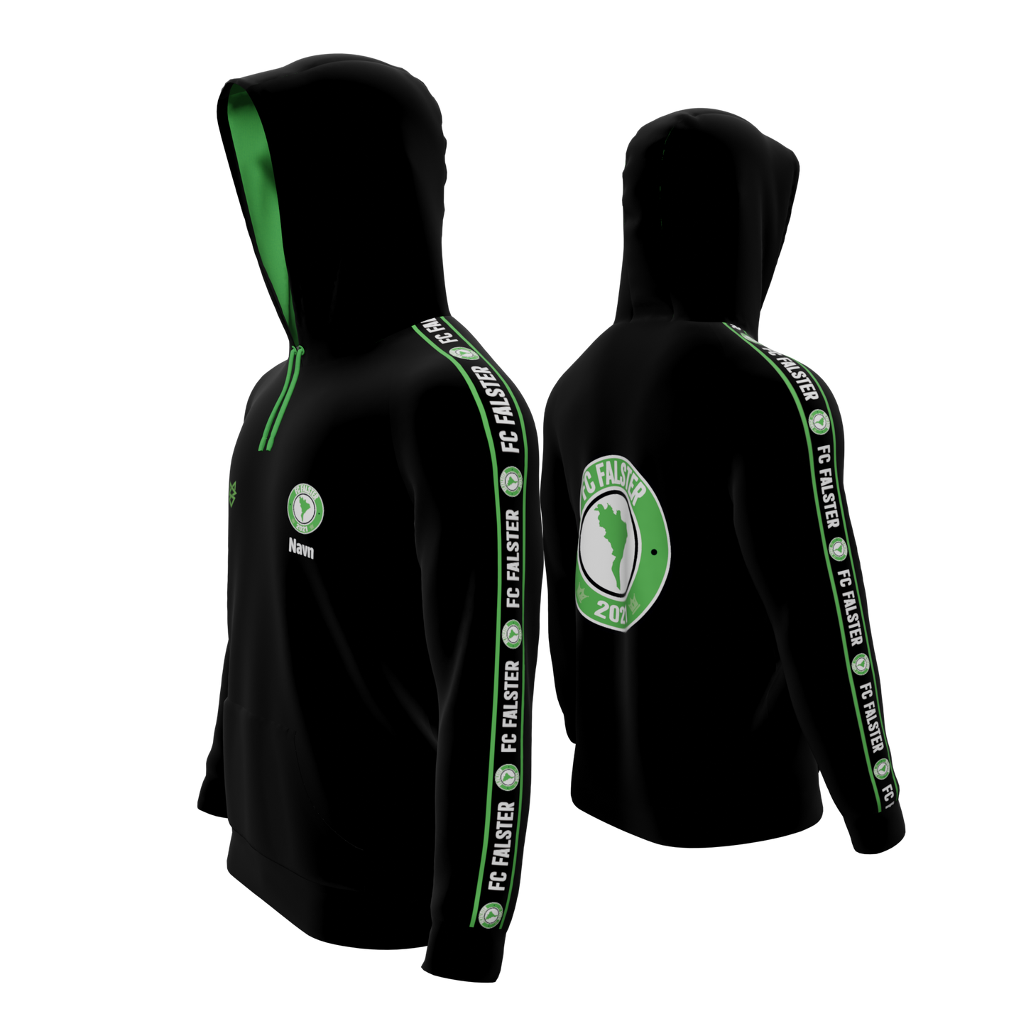 Bomulds Hoodie - FC Falster - SponsorWorld
