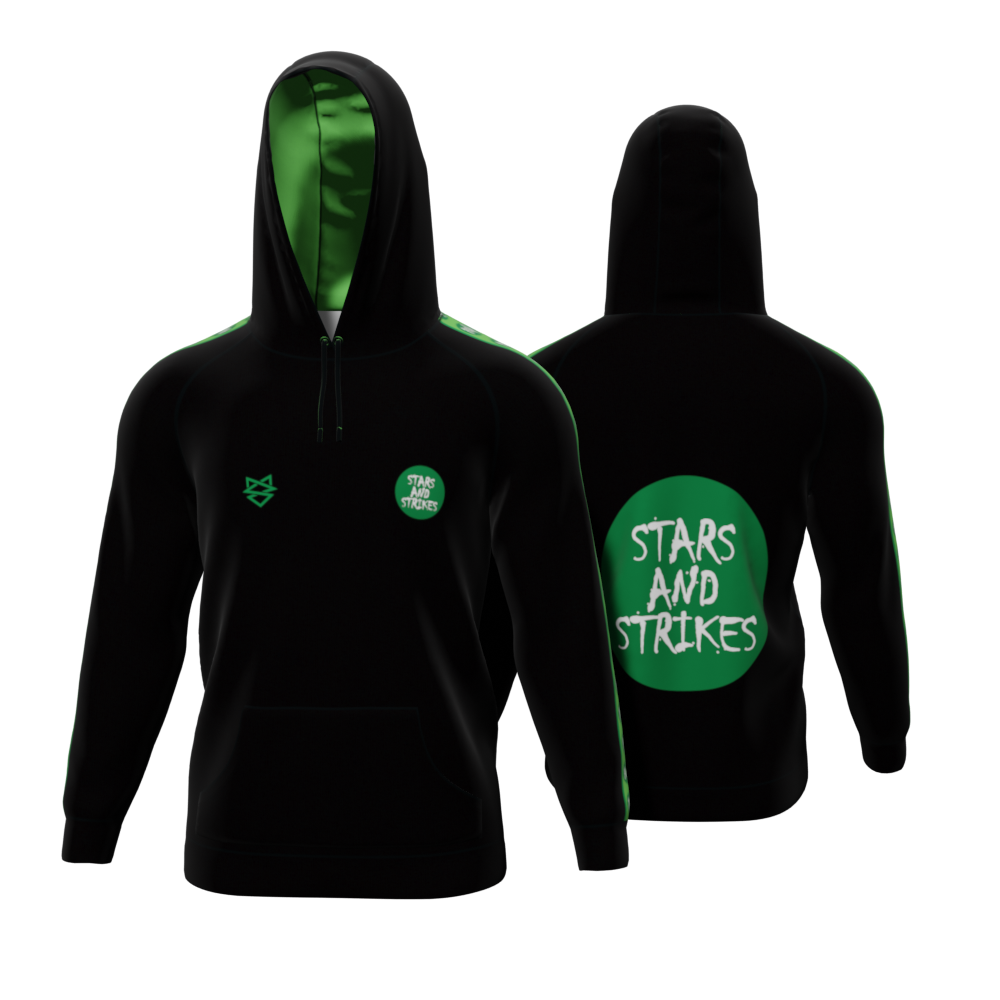Bomulds Hoodie - Stars and Strikes