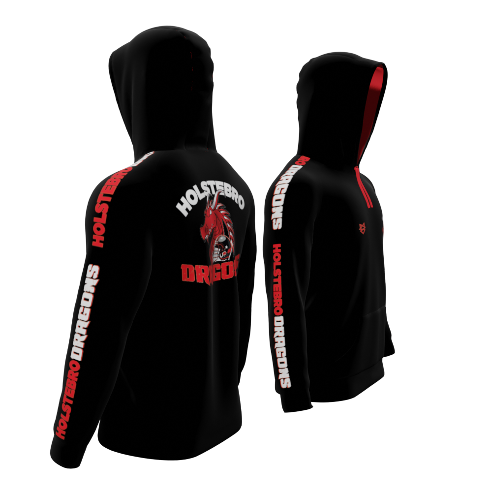Bomulds Hoodie - Holstebro Dragons - SponsorWorld