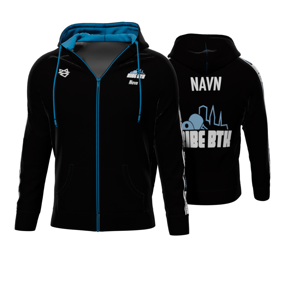 Bomulds Hoodie ZIP - Ribe BTK - SponsorWorld