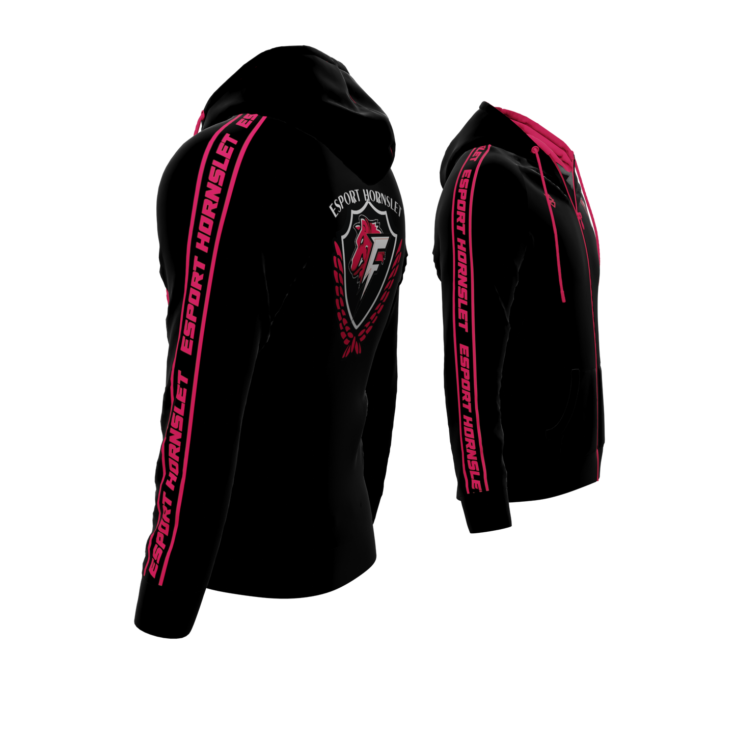 Bomulds Hoodie ZIP - Esport Hornslet - SponsorWorld