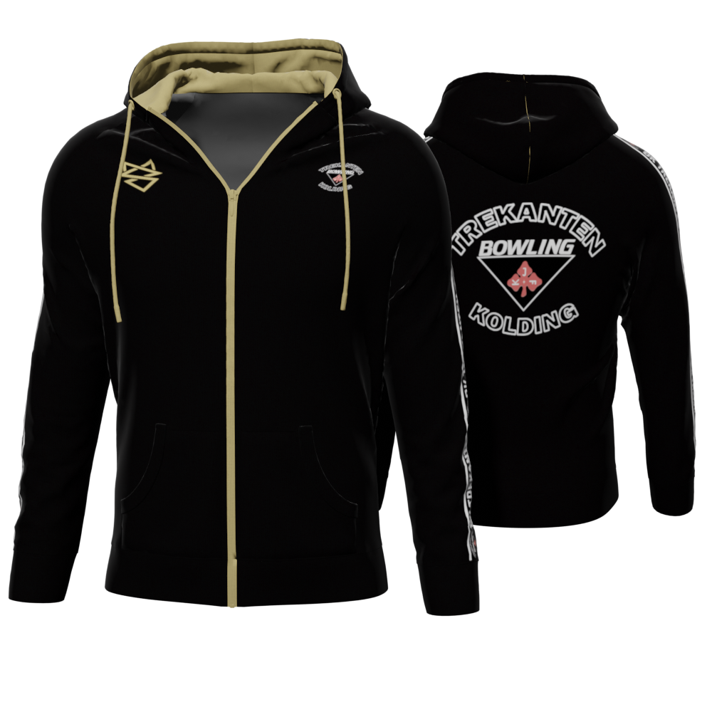 Bomulds Hoodie ZIP - BK Trekanten - SponsorWorld