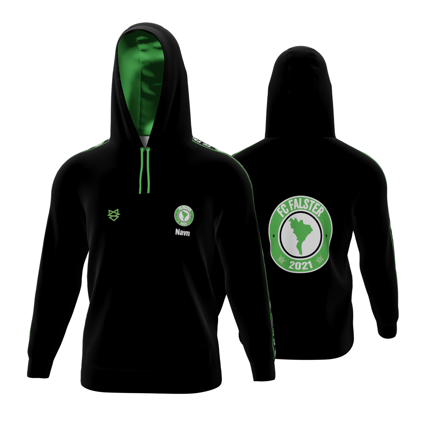 Bomulds Hoodie - FC Falster - SponsorWorld