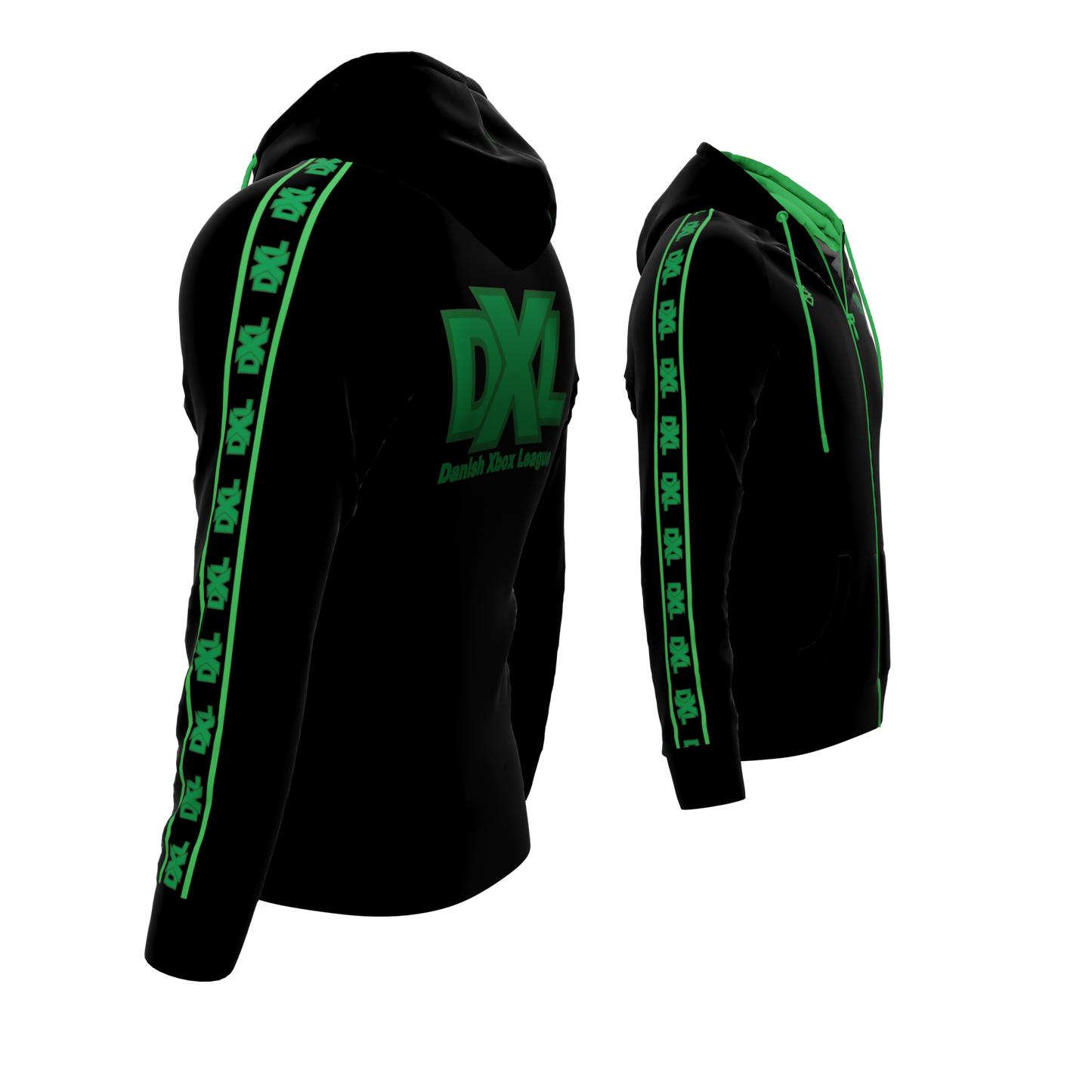 Bomulds Hoodie ZIP - Danish Xbox League - SponsorWorld