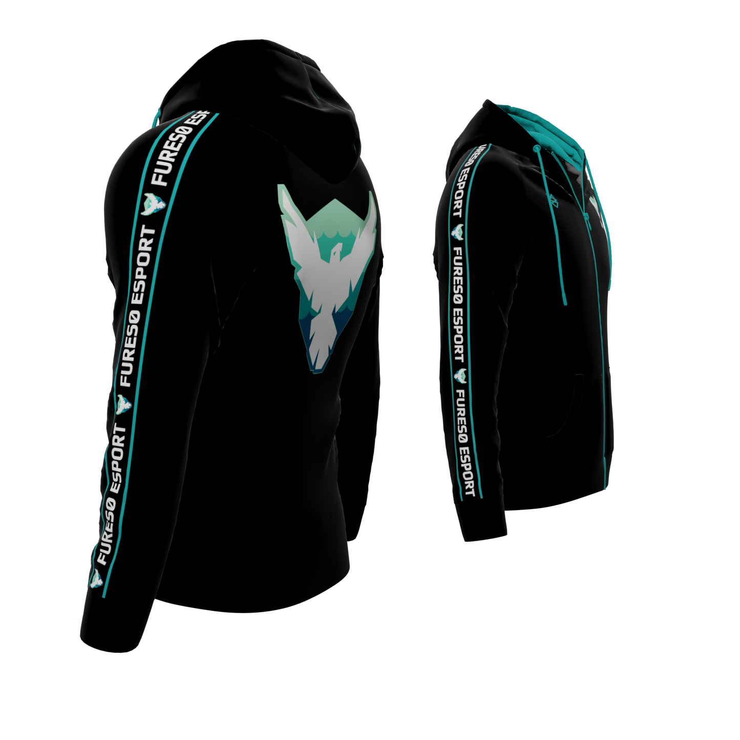 Bomulds Hoodie ZIP - Furesø Esport - SponsorWorld