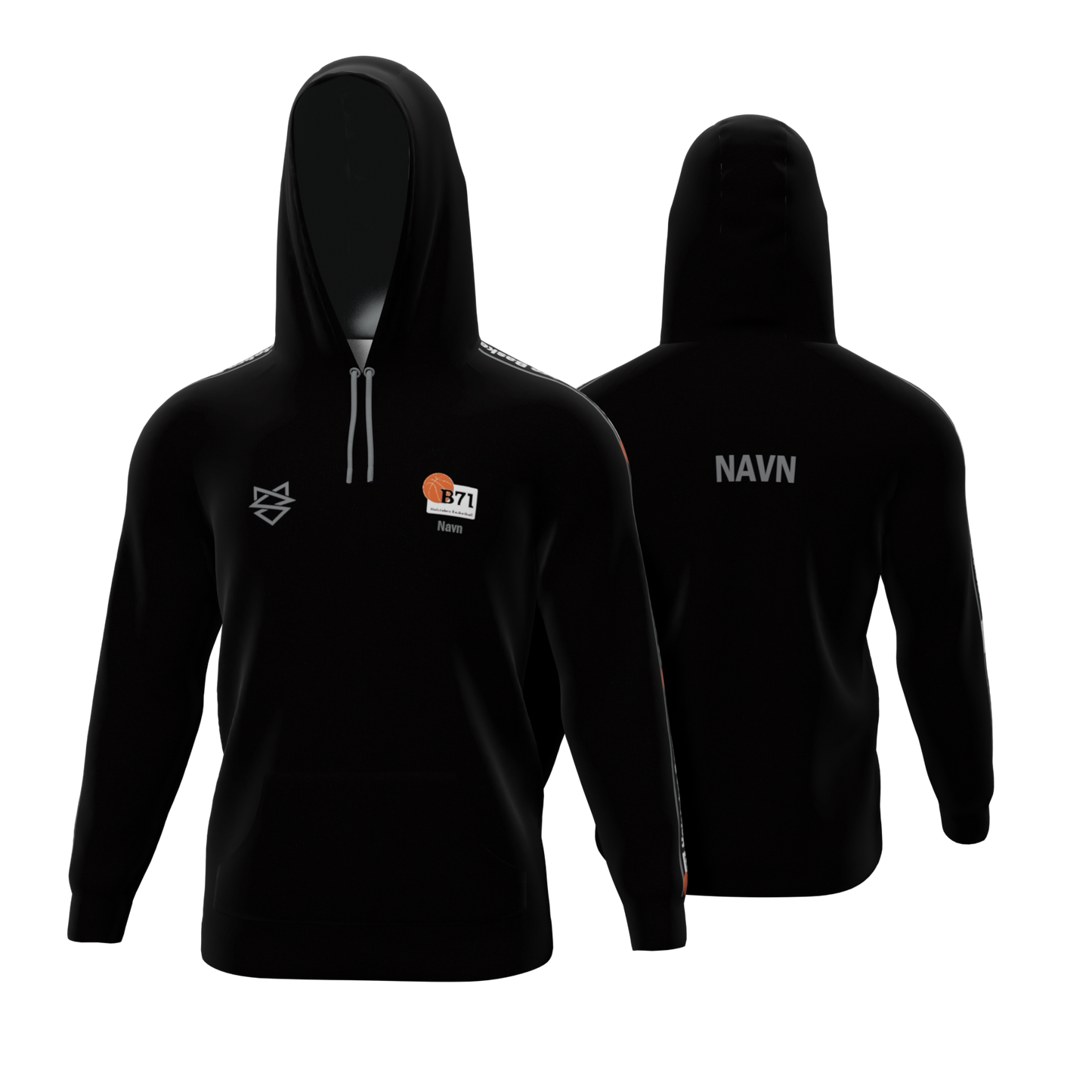 Bomulds Hoodie - B71 Basketball - SponsorWorld