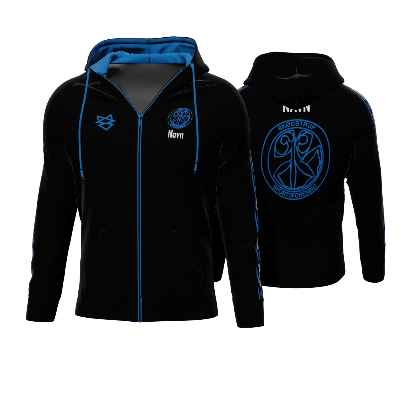 Bomulds Hoodie ZIP - Skødstrup Volleyball