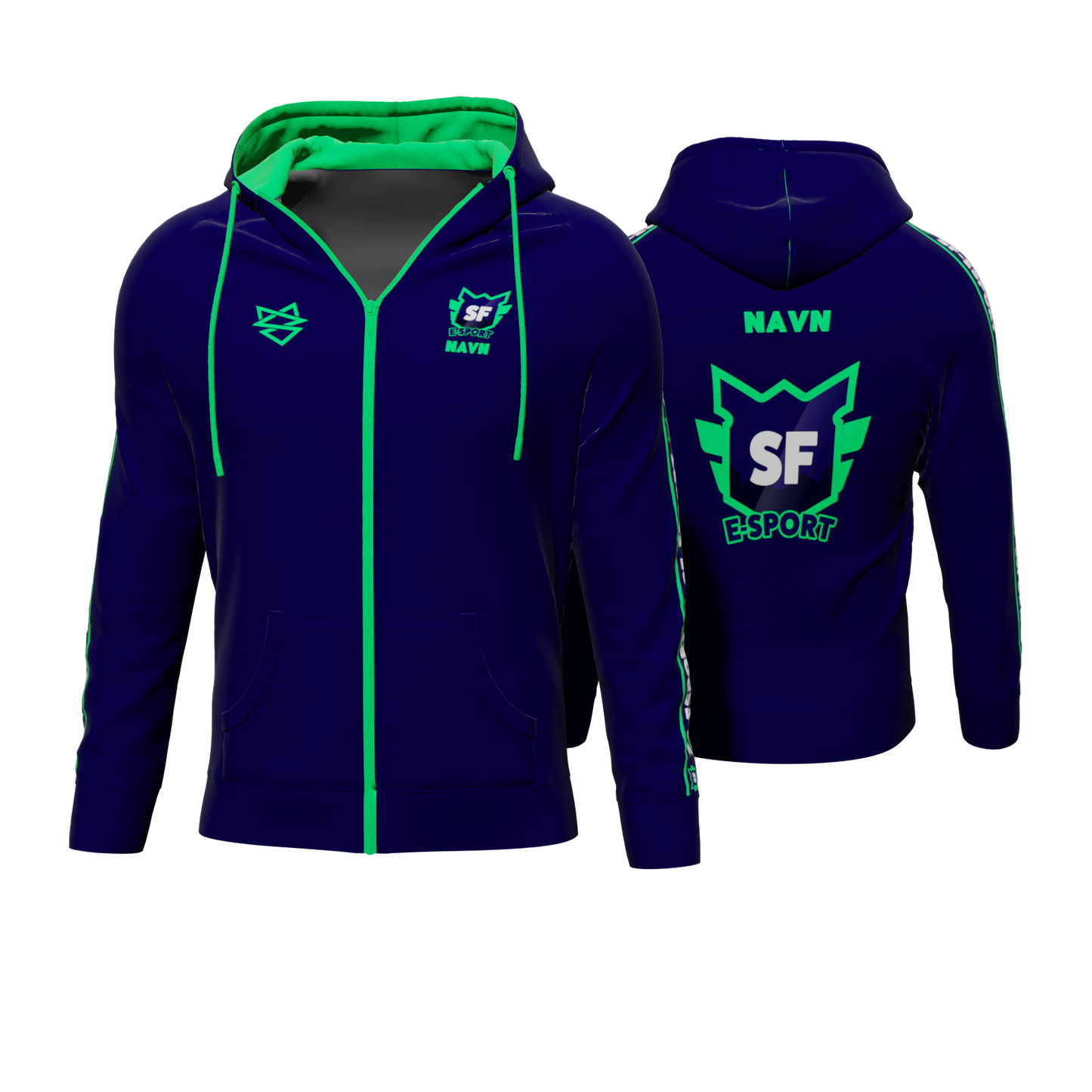 Bomulds Hoodie ZIP - SF-Esport - SponsorWorld