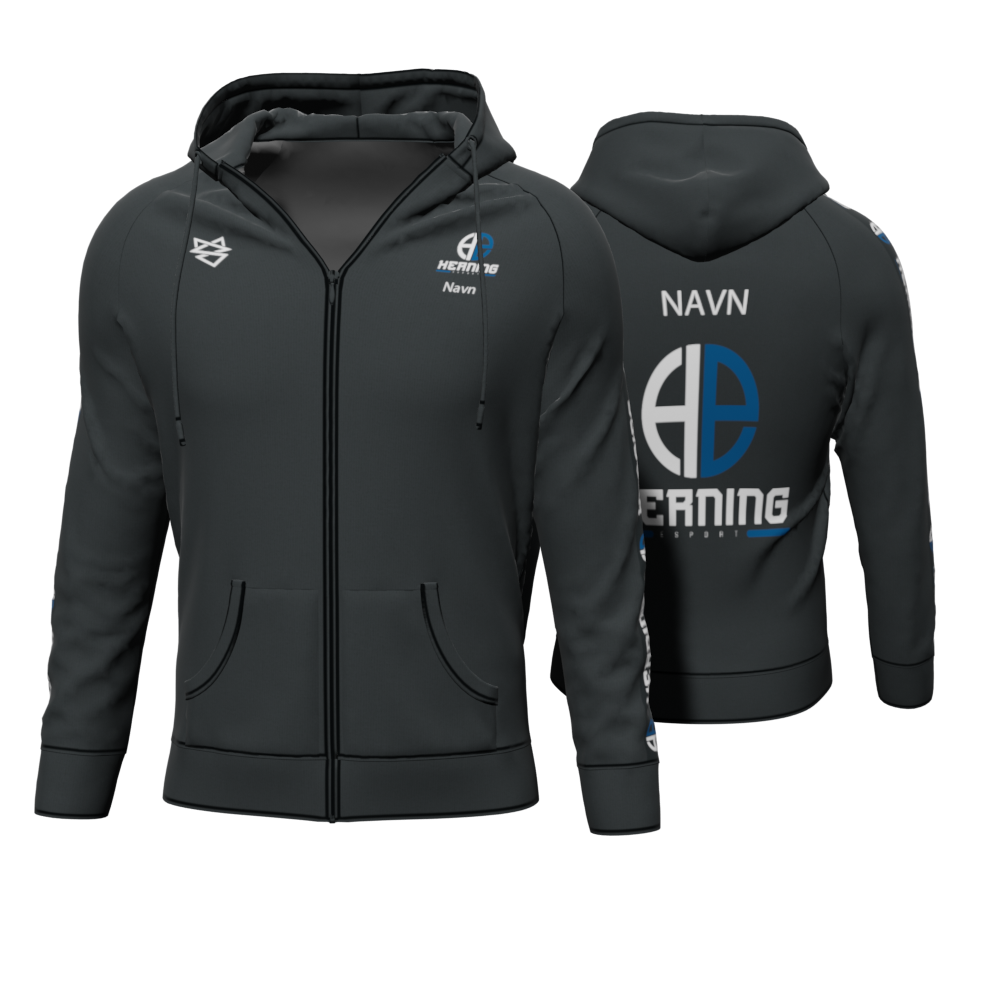 Bomulds Hoodie ZIP - Herning Esport