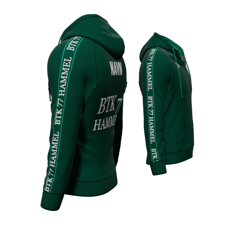 Bomulds Hoodie ZIP - BTK 77 HAMMEL - SponsorWorld