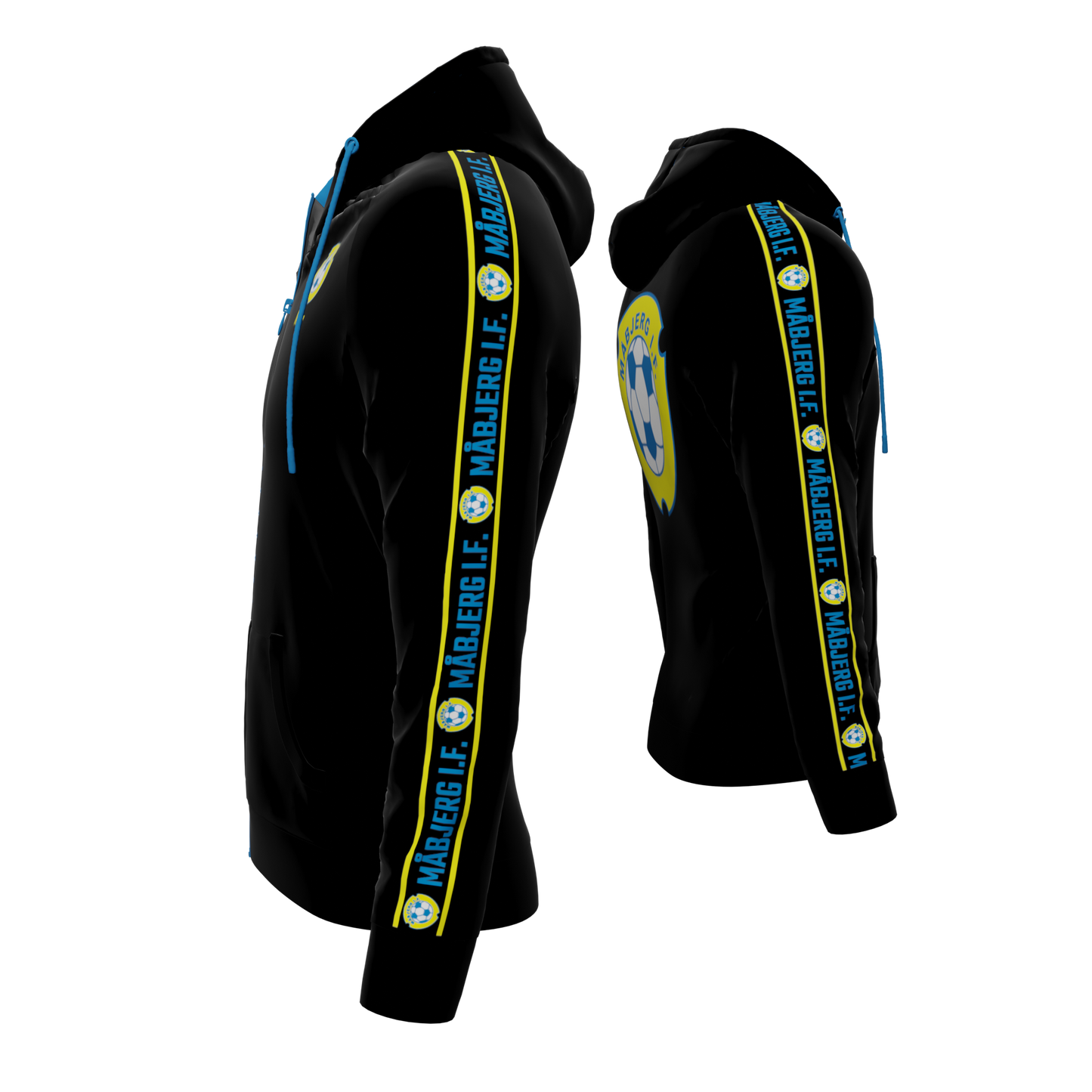 Bomulds Hoodie ZIP - Maabjerg IF - SponsorWorld