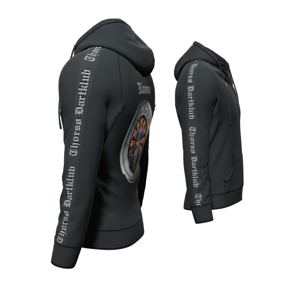 Bomulds Hoodie ZIP - Thorsø Dart