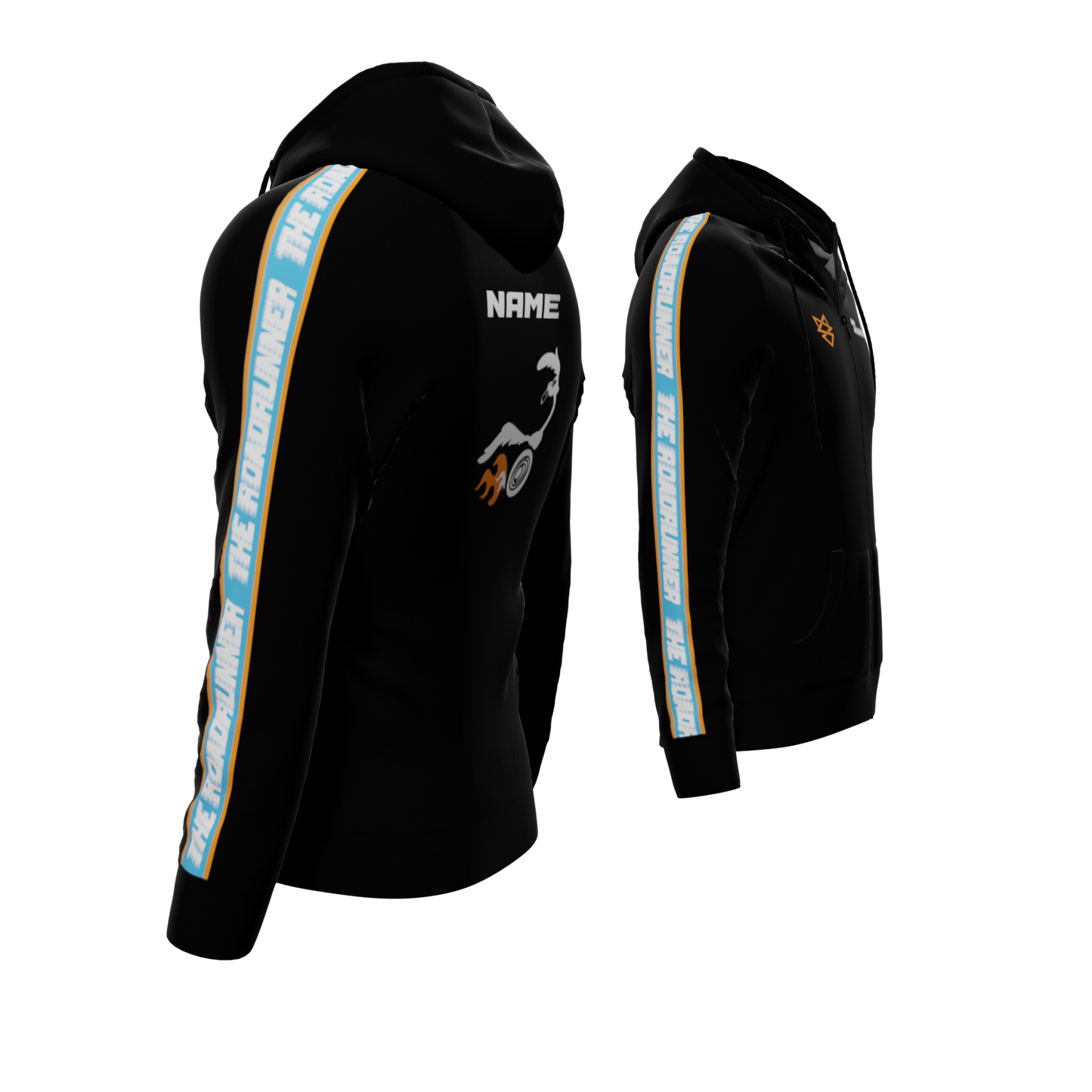 Bomulds Hoodie ZIP - Team Roadrunner - SponsorWorld