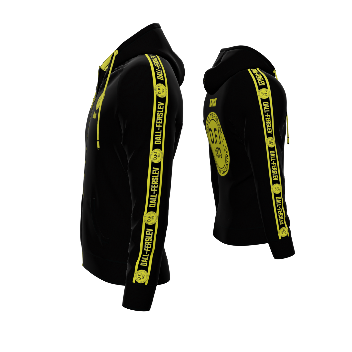 Bomulds Hoodie ZIP - Dall Ferslev
