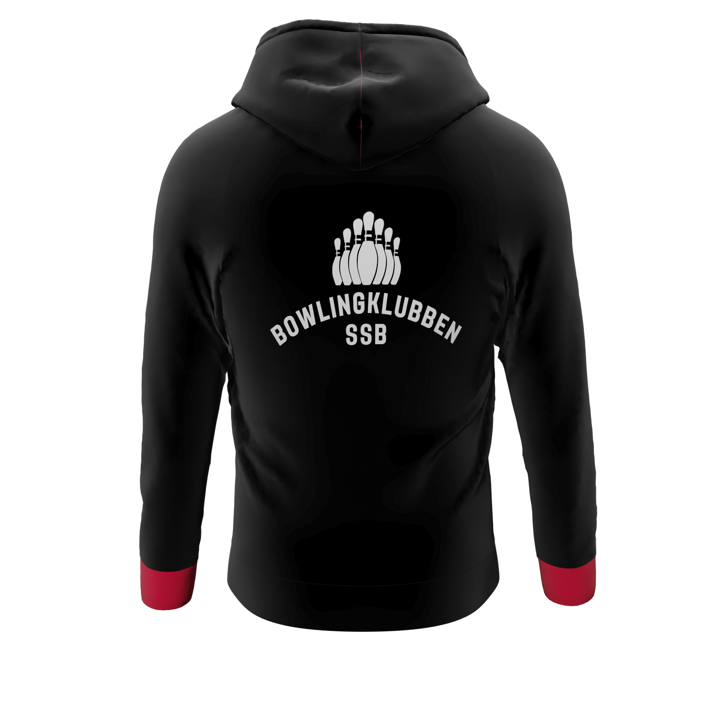 Hoodie ZIP - Bowlingklubben SSB - SponsorWorld