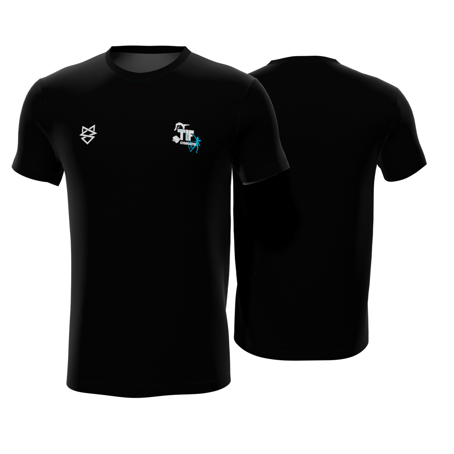 T-shirt - Sort Stripe ID - TIF Gymnastik