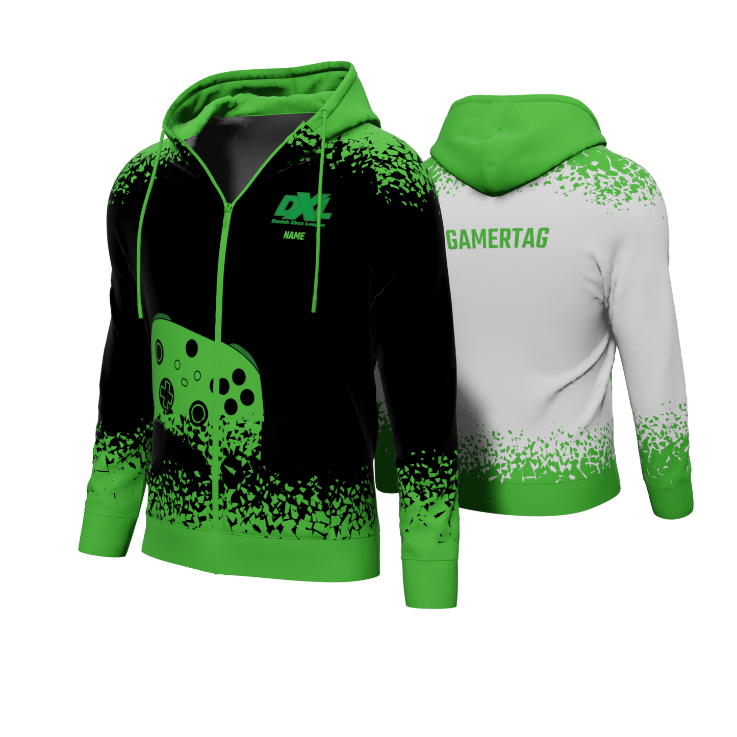Danish Xbox League - Hoodie Zip - SponsorWorld