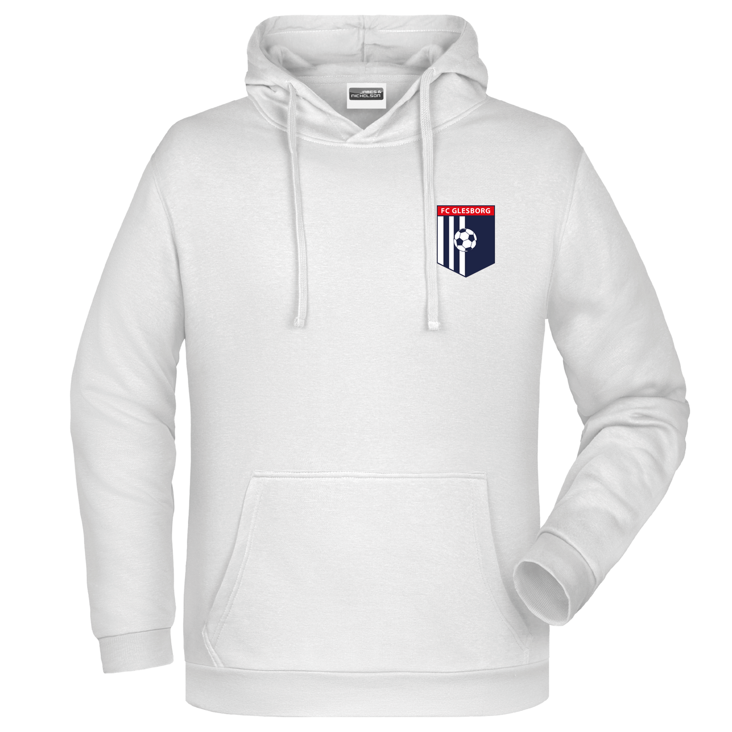 Bomulds Hoodie - Voksen - FC GLESBORG HANDI - SponsorWorld