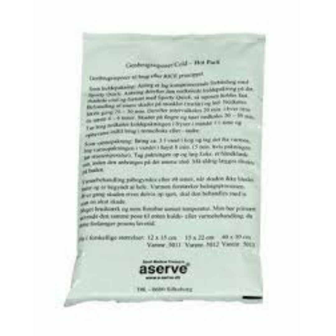 Aserve Genbrugs kulde/varmepose 15 x 22 cm. - SponsorWorld