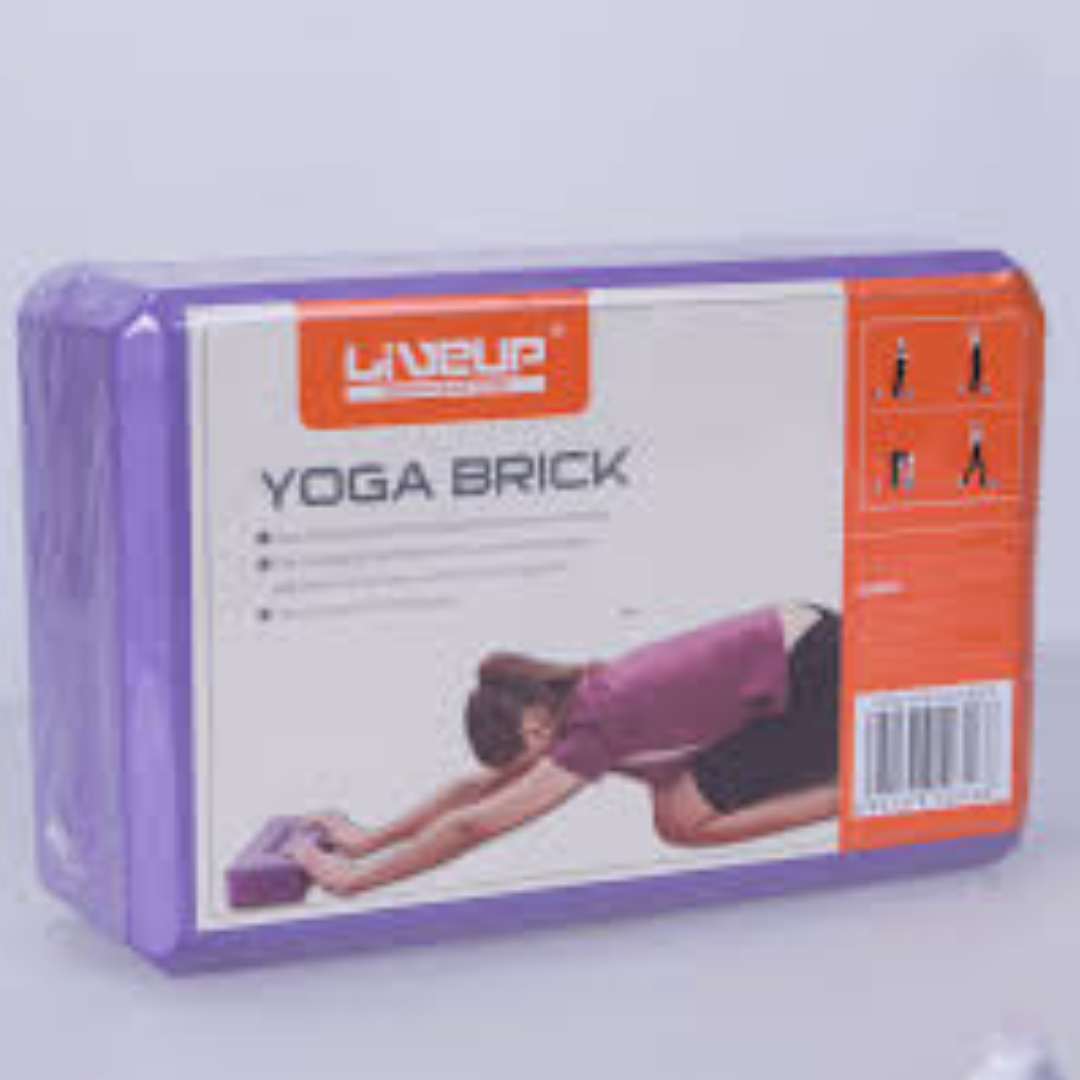 Aserve Yogablok 22 x 15 x 7 cm Lilla. - SponsorWorld