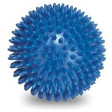 Aserve Massagebold blå, 10 cm.